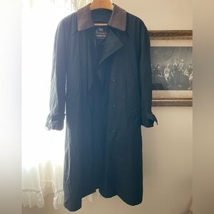 Vintage London Fog Black Trench Coat